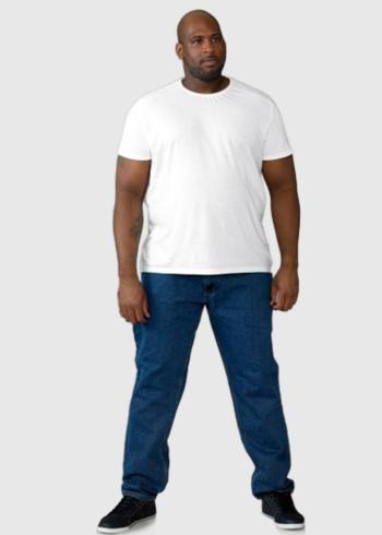 Avanti Regular Fit Lielo Izmēru tumši zili džinsi - back