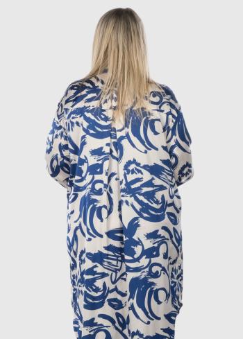 Angeli Lielo izmēru kreklkleita ar garām piedurknēm  - back