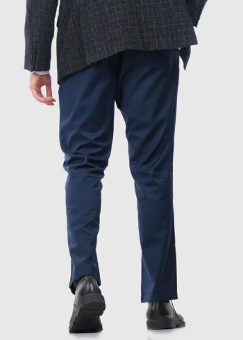 Beppe Slim Fit tumši zilas vīriešu bikses - back