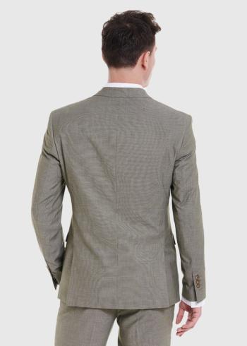 Bertrando haki pieguļošais uzvalks - back