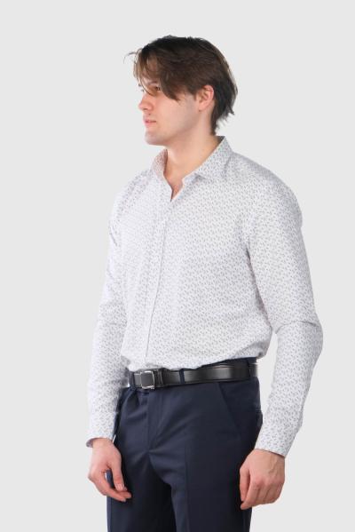 Cherubino vīriešu krekls ar garām piedurknēm - back