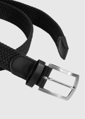 Melna vīriešu josta - back