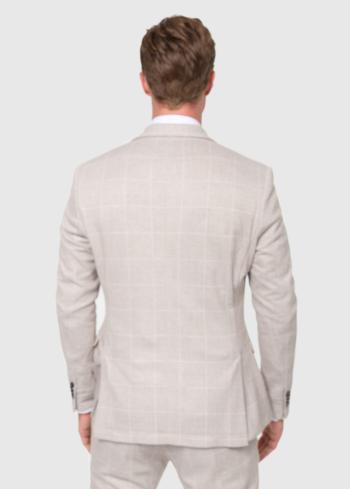 Quintilliano bēša vīriešu žakete - back