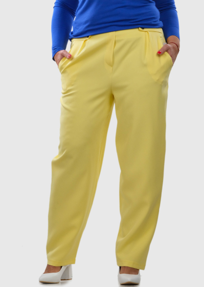 Itala Plus Size yellow pants