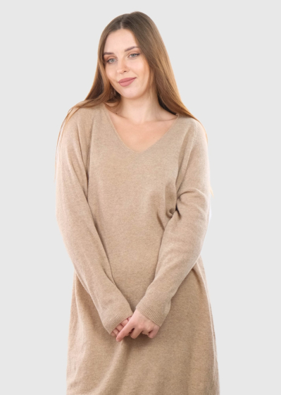 Mirta beige sweater dress