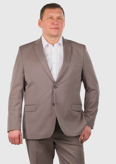 Amleto Regular Fit Plus Size woolen men's suit