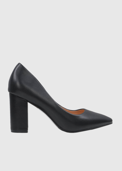 Gilda black high heeled shoes