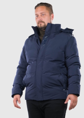 Giuseppe Plus Size темно-синяя мужская куртка