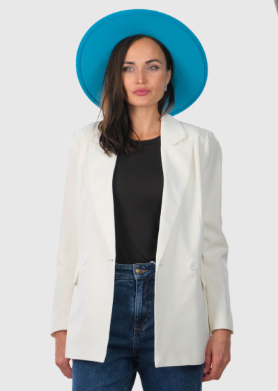 Mirabella white women's blazer