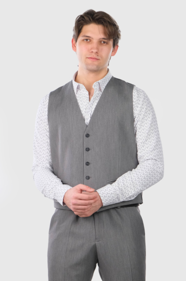 Daniel dark grey classic vest