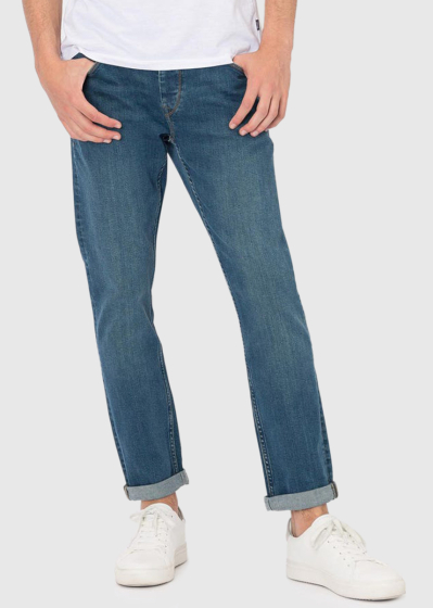 Regular Fit blue men's jeans