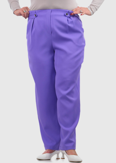 Itala Plus Size purple pants