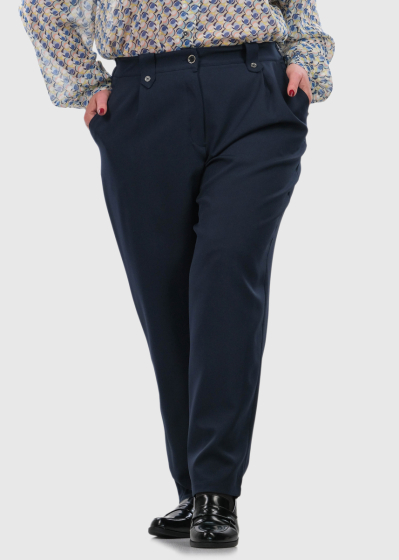 Mariana Plus Size dark blue women's pants