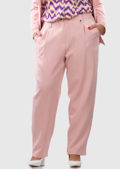 Mariana Plus Size pink women's pants