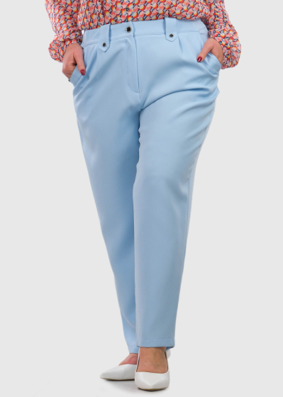 Mariana Plus Size light blue women's pants