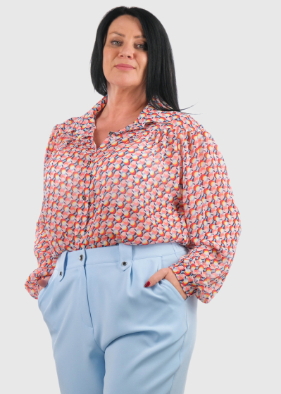 Vicenta Plus Size printed blouse