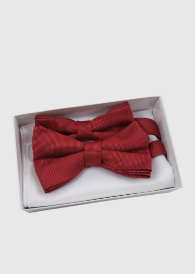Red bow tie set