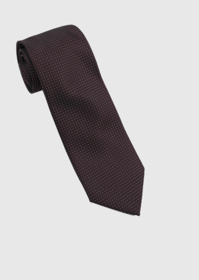 Dark bordo men's tie