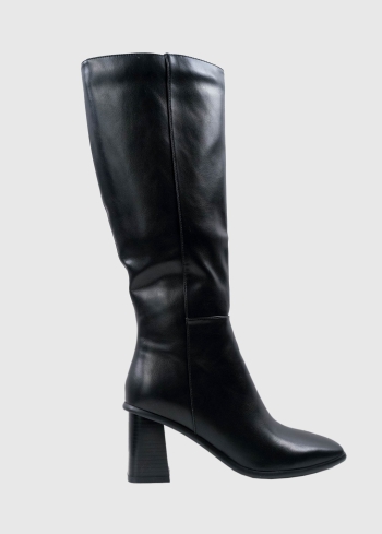 AZAREY black womens high heel boots