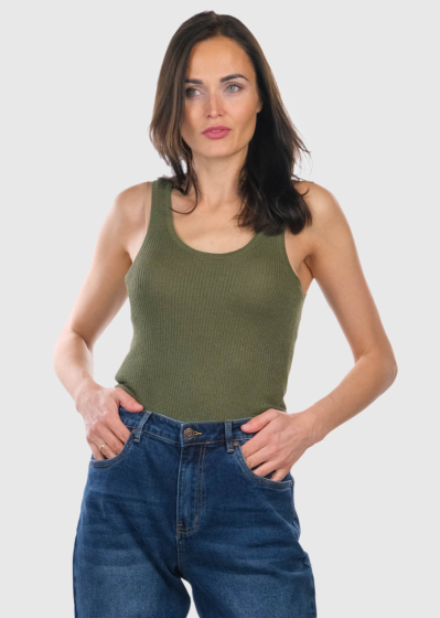 Green womens top
