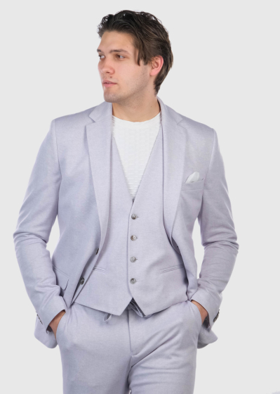 Comfort - super stretchy light purple men's blazer