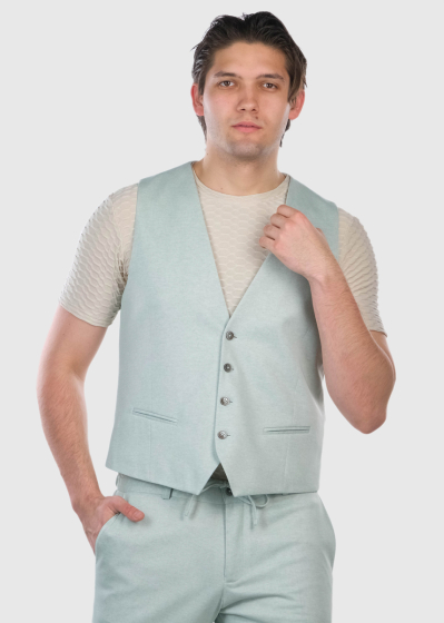 Ticiano light green classic vest