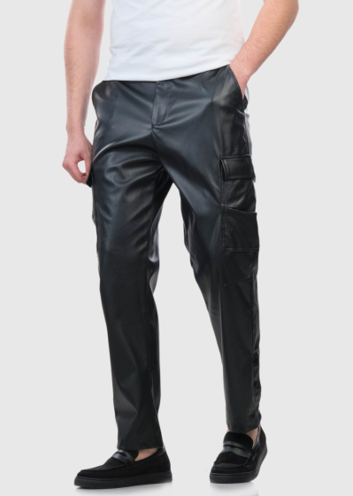 Pacifico black pants with patched pockets
