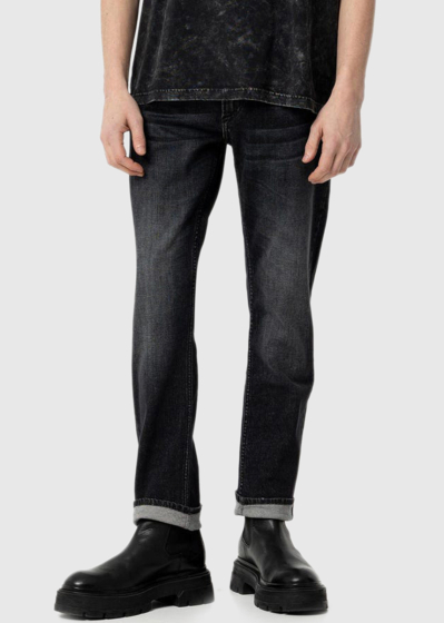 Regular Fit черные мужские джинсы