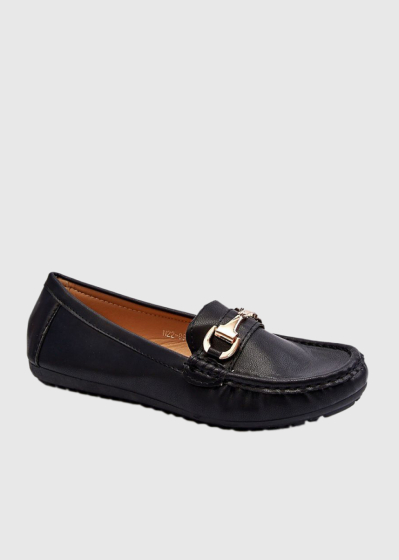 Asunción black women's moccasins