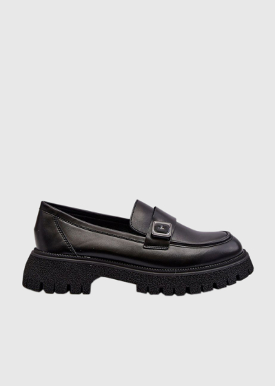 Ascensión black women's loafers