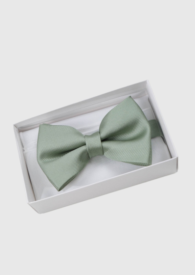 Light green mens bow tie