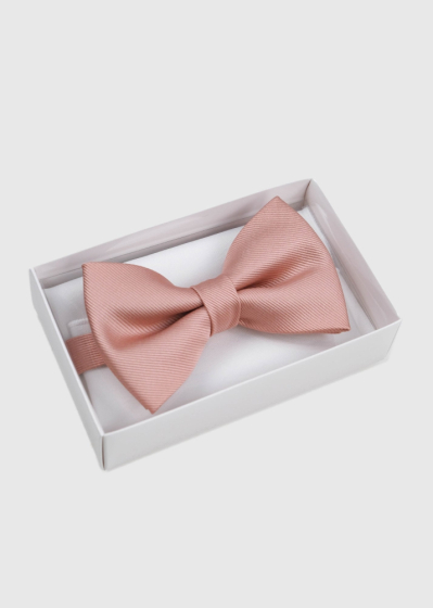 Dark pink mens bow tie