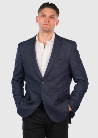 César dark blue men's blazer