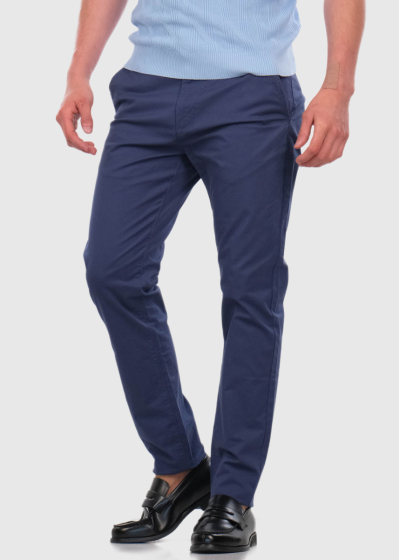 Slim Fit blue men's pants