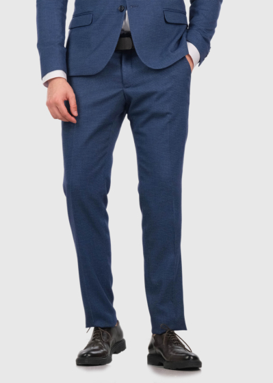 Cosme blue men's trousers with pockets