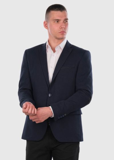 Sperone dark blue men's Slim Fit blazer