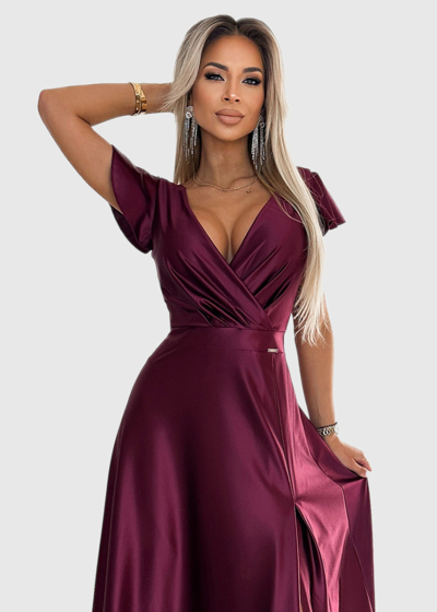 Licia bordo evening dress with split