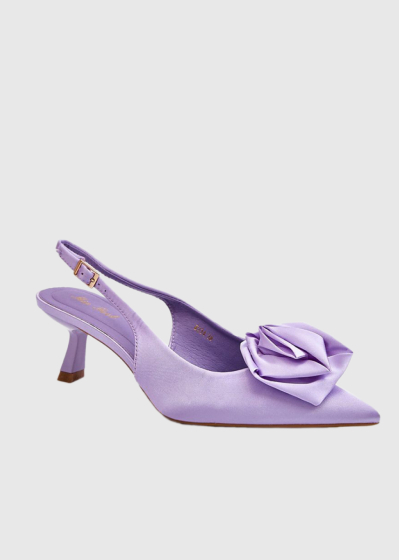 Hermenegilda light purple pointed toe shoes