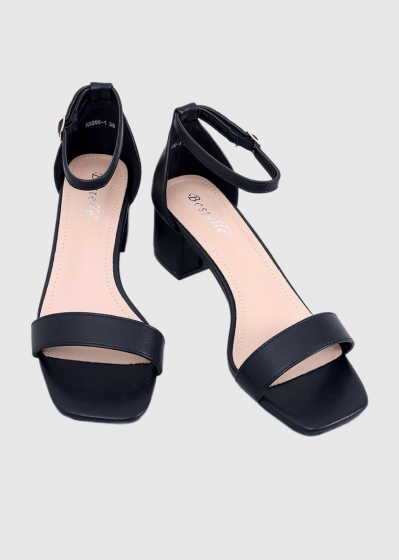 Hortensia black women's sandals