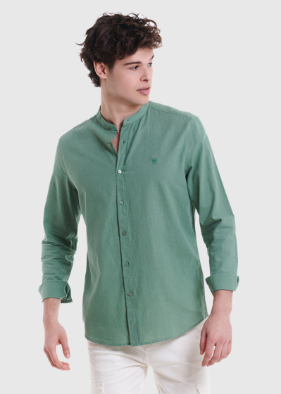 Gaspar green men's shirt
