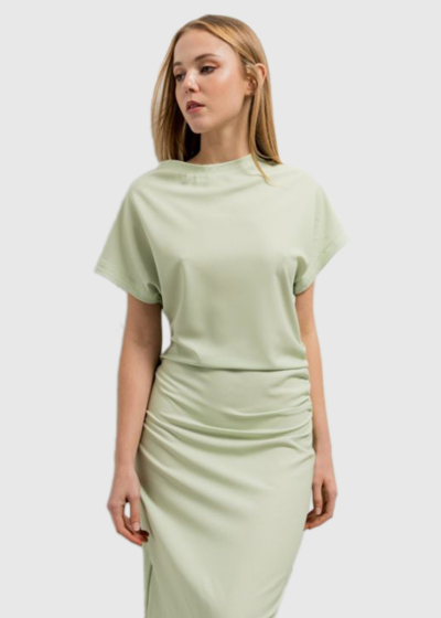 Light green long dress