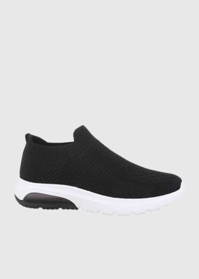 Jorge black men's textile sneakers