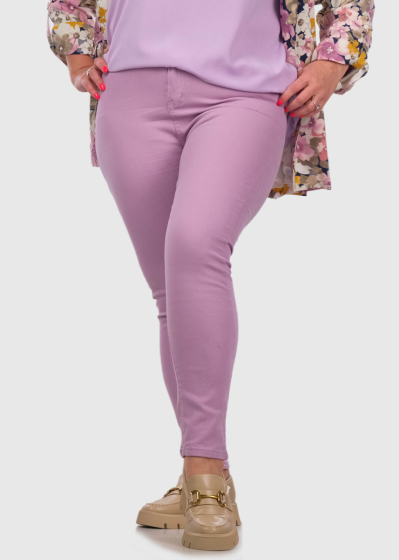 Amada Plus Size women's light purple pants