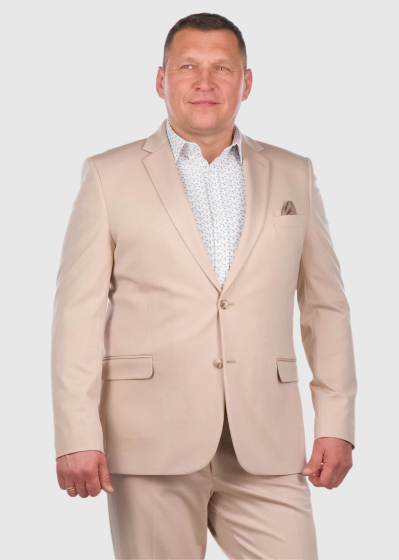 Manfredo Regular Fit beige suit