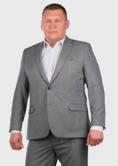 Manrique серый классический костюм 