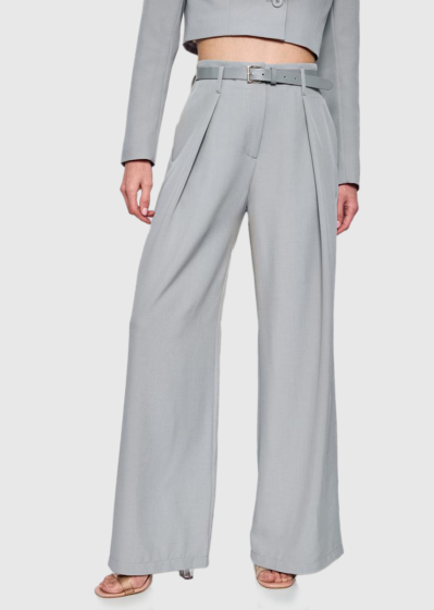 Salud grey women's wide leg pants