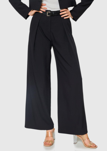 Salud black women's wide leg pants