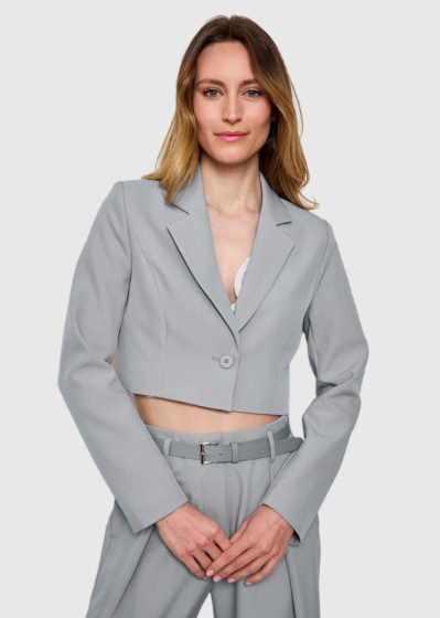 Salvadora grey short blazer