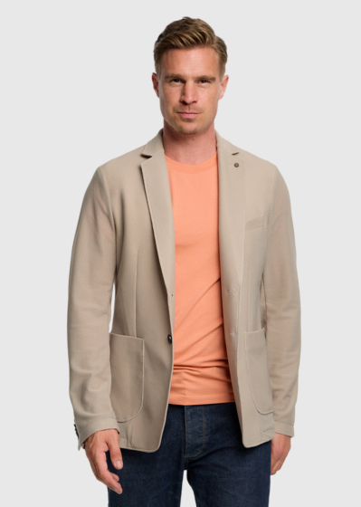 Maximiliano beige mens blazer