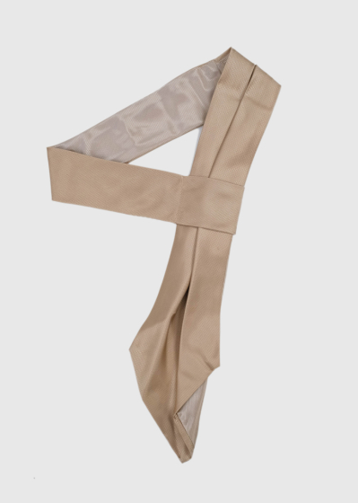 Beige men's tie